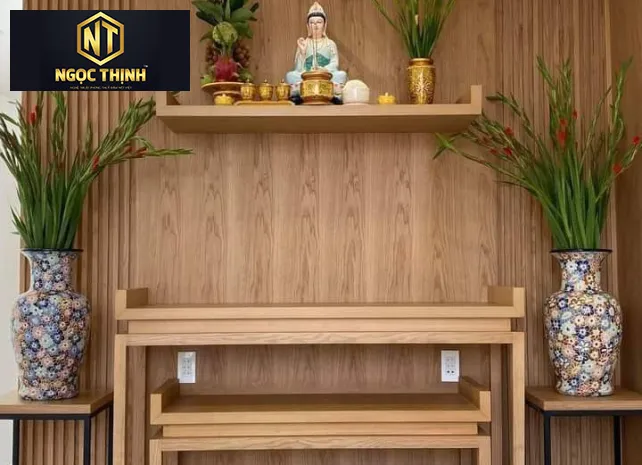 TỦ THỜ TREO TƯỜNG ĐƠN GIẢN NGỌC THỊNH - TT09